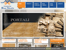 Tablet Screenshot of ceramichesannicola.it